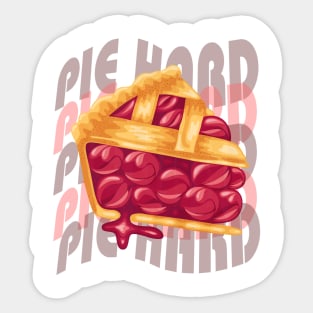 Happy Thanksgiving Day Cute Pie Lover Design Sticker